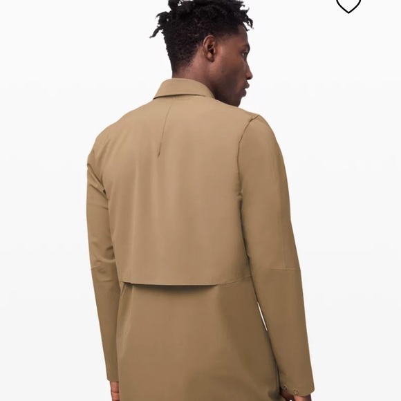 Lululemon Drivers Coat (Gently Used, Khaki/Tan, Size Medium) - Picture 5 of 8